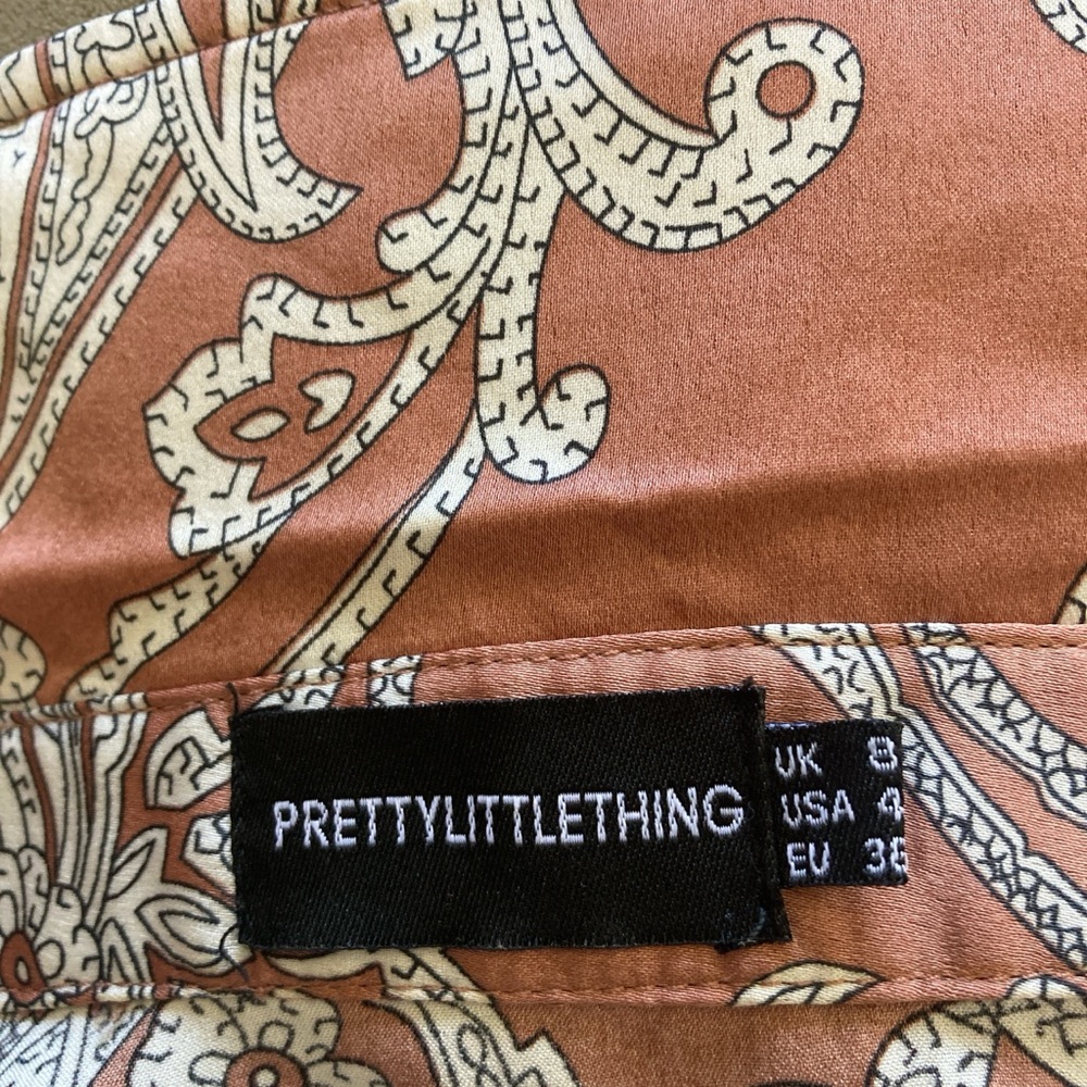 Satin Paisley Blouse and Pants Set - Picture 4 of 4